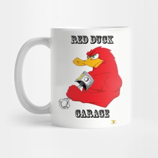 RED DUCK GARAGE LOGO Mug